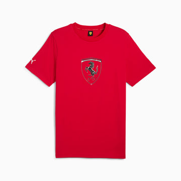 Ferrari Race Tonal Big Shield Men's Tee - Red